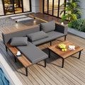 Luxury Patio Furniture Set with Removable Cushions