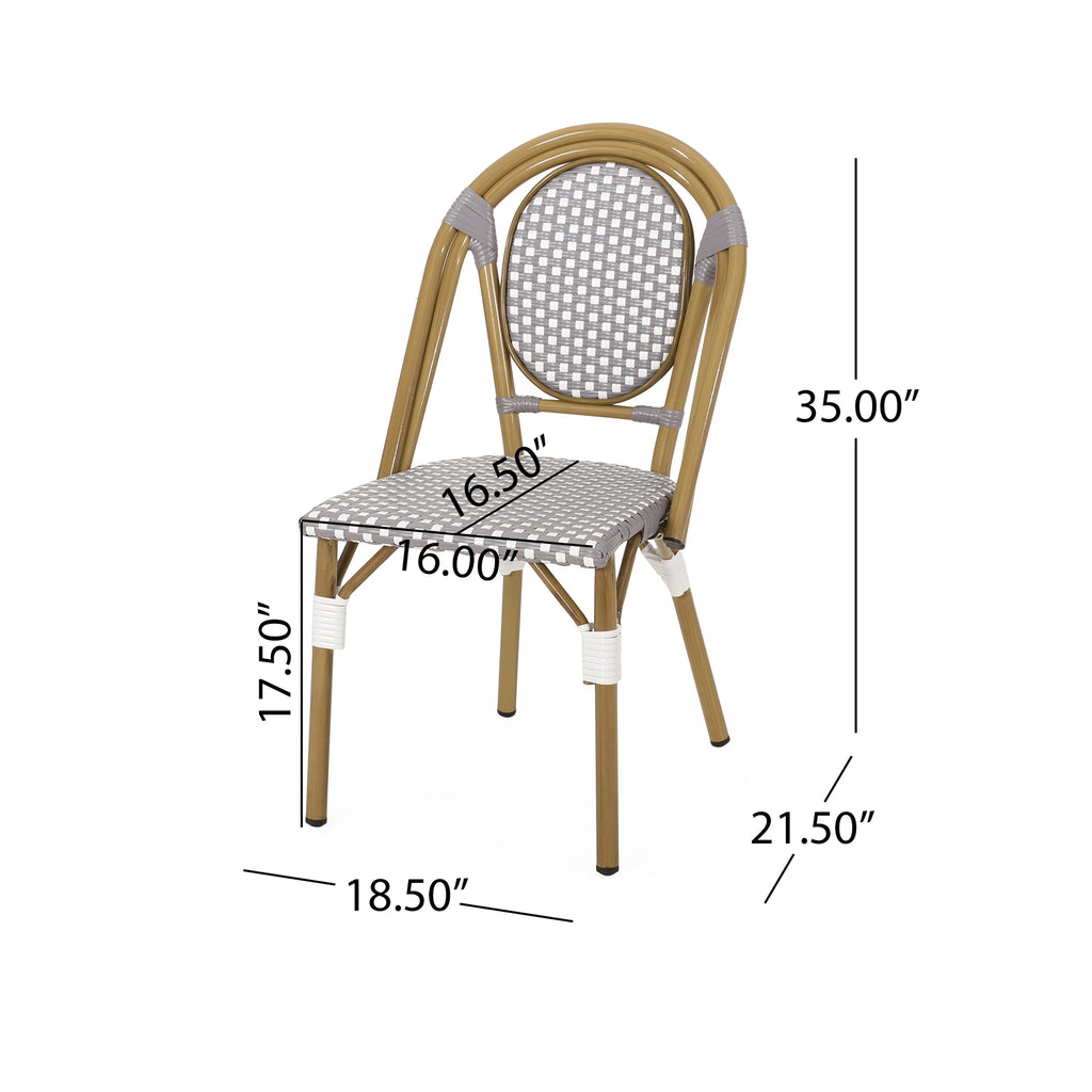 French Bistro Chair Set (Set of 2)