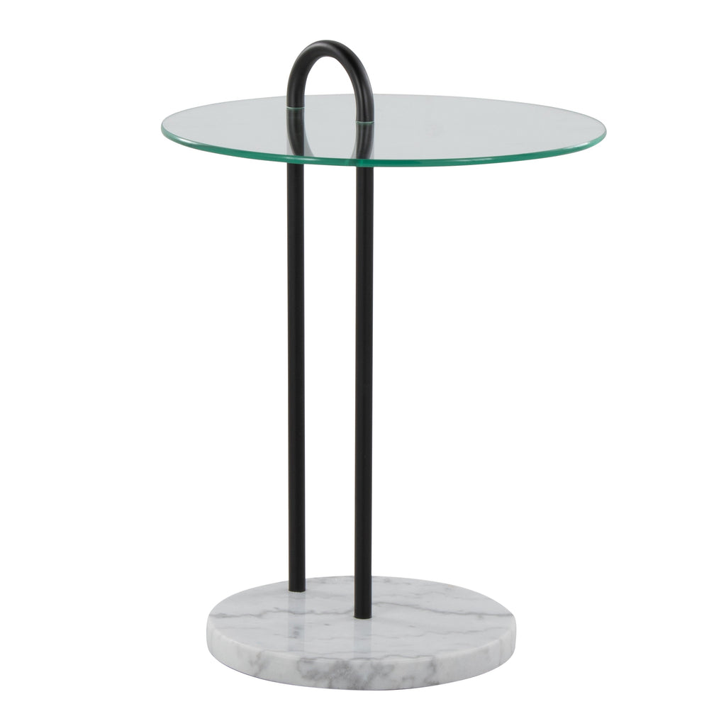 Claire Contemporary Glam Side Table