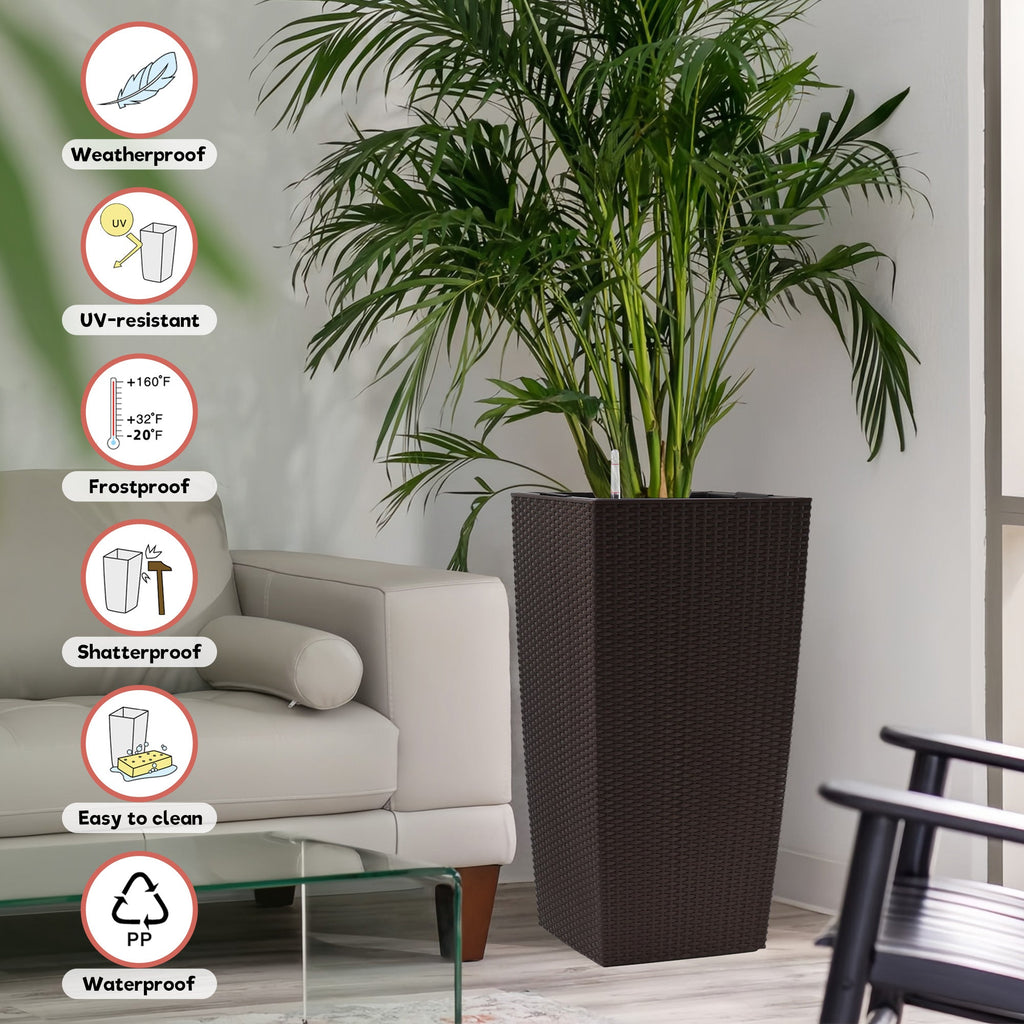 30 In Tall Large Flower Pots Planter