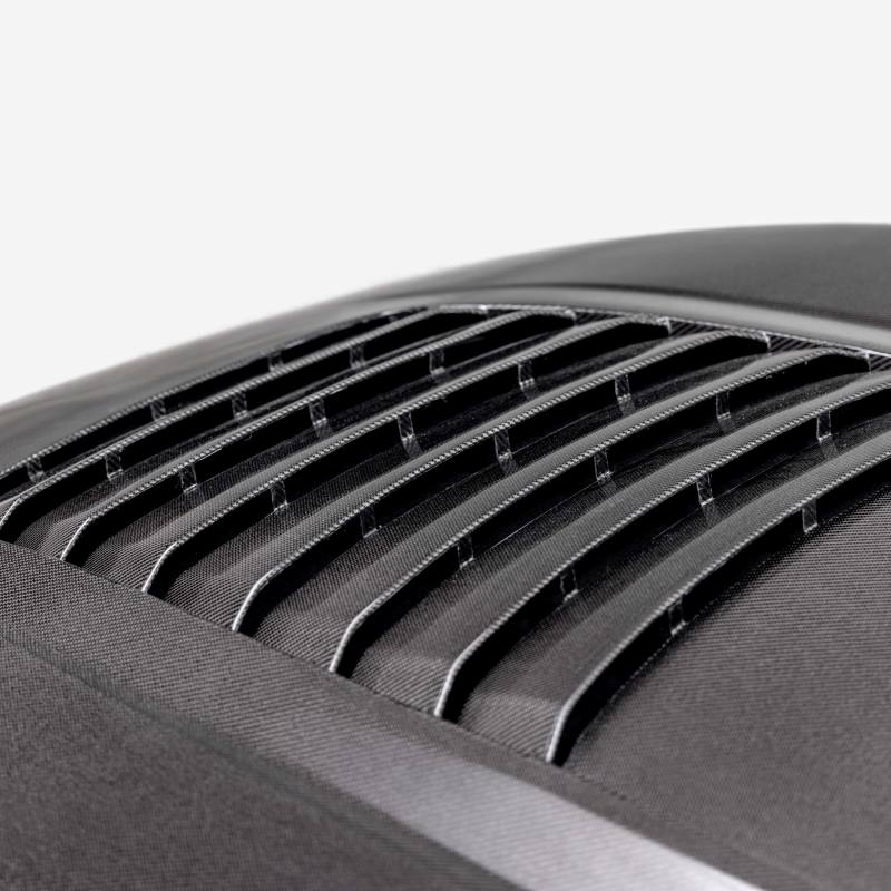 Anderson Composites 2024 Ford Mustang S650 Double-Sided Carbon Fiber Hood AC-HD24FDMU-GT5-DS