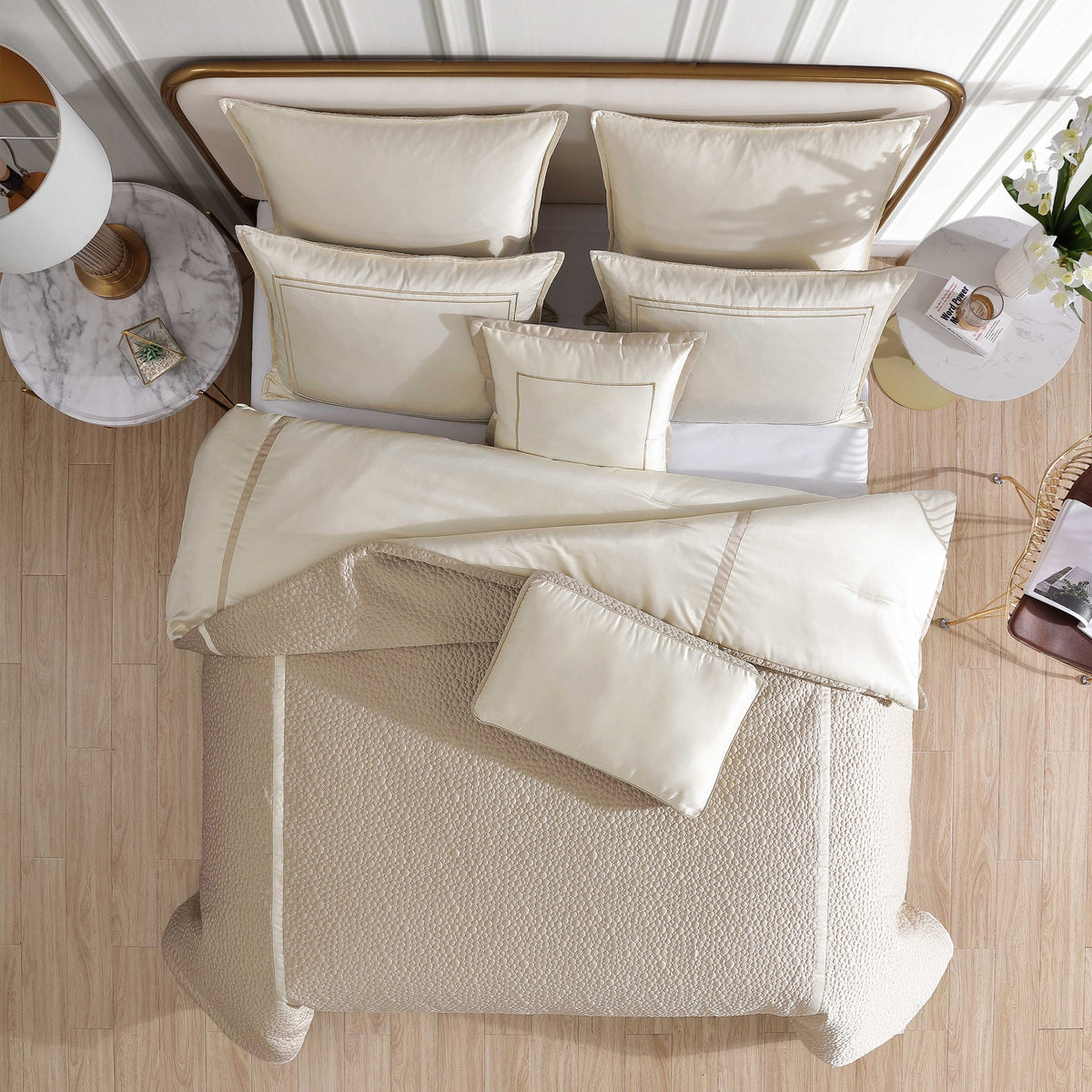 Rings 7 PC Queen Reversible Comforter Set