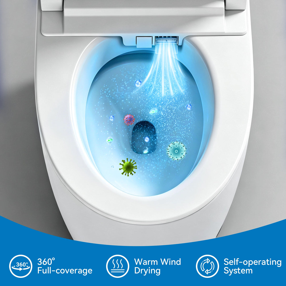 Smart Toilets with Heated Bidet Seat