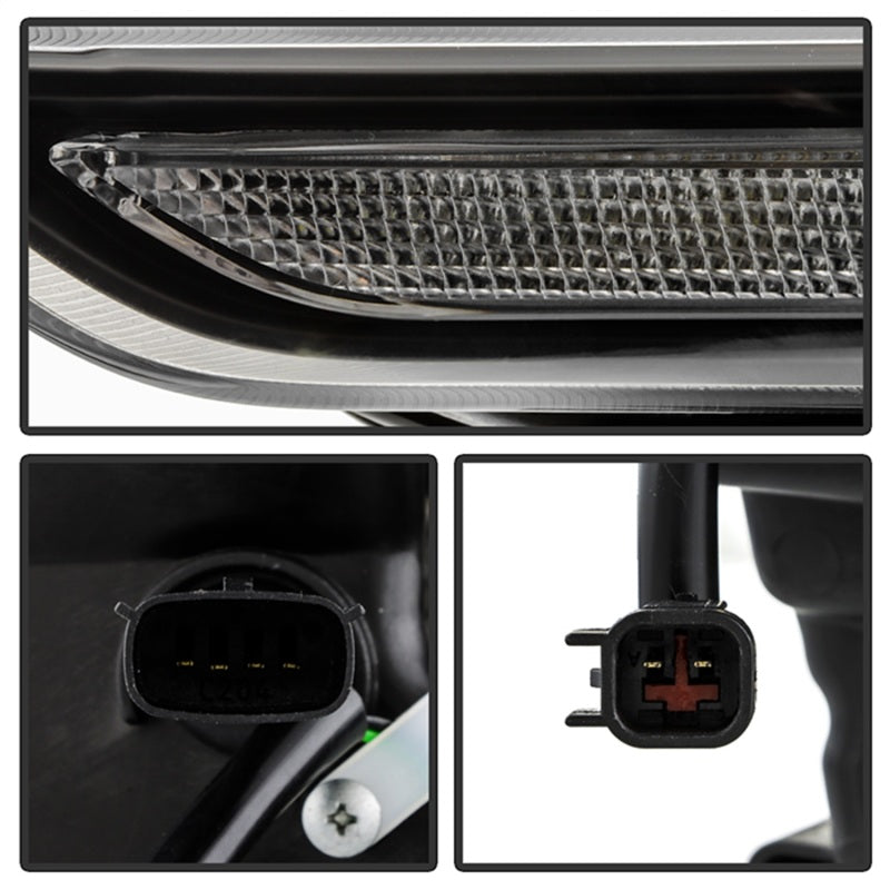 SPYDER Signature 20-21 Ford F150(Halogen Model) Proj. Headlights - Black(PRO-YD-FF15021HALSI-SEQ-BK) 5088710