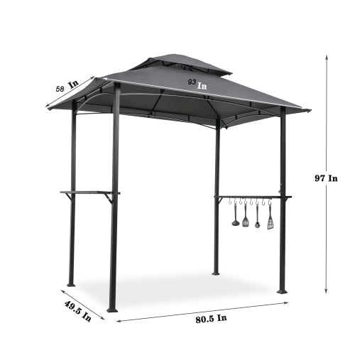 Outdoor Grill Gazebo 8 x 5 Ft
