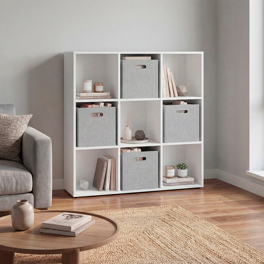 Lena 9-Cube Storage Organizer Bookcase