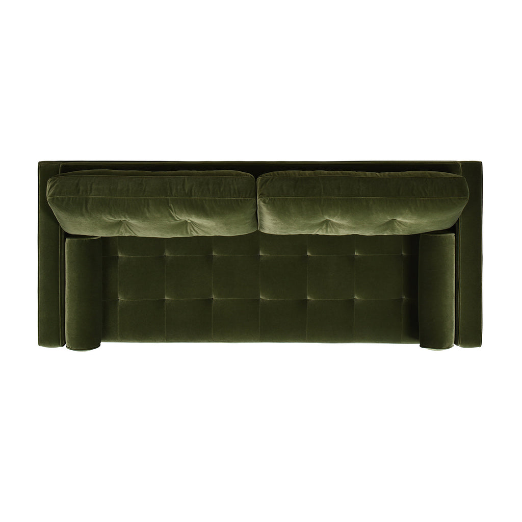 Nicholas 83.5" Mid-Century Modern Sofa, Olive