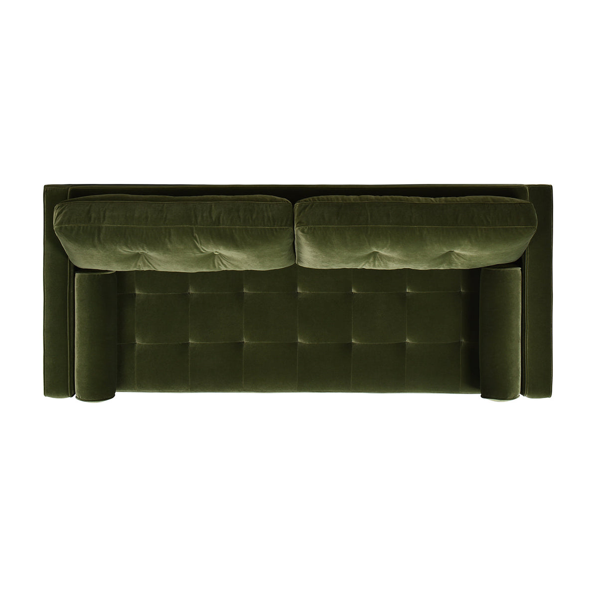Nicholas 83.5" Mid-Century Modern Sofa, Olive