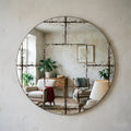 Round Wall-Mounted Mirror