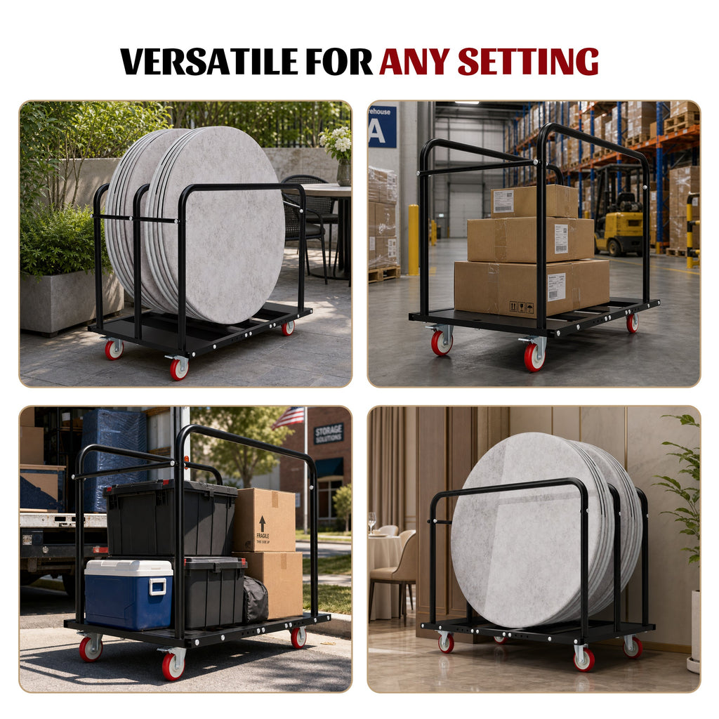 2000LBS Heavy Duty 2-in-1 Table Dolly