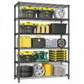 6 Tiers Storage Shelves - Heavy Duty Metal Shelving Unit