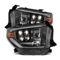 AlphaRex 14-21 Toyota Tundra NOVA-Series LED Proj Headlights Alpha-Blk w/Actv Light & Seq. Sig + DRL 880832 *Discontinued