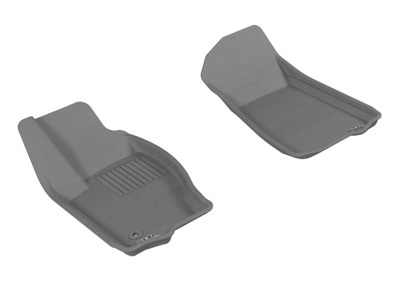 3D MAXpider 2006-2010 Jeep Commander Kagu 1st Row Floormat - Gray L1JP00711501