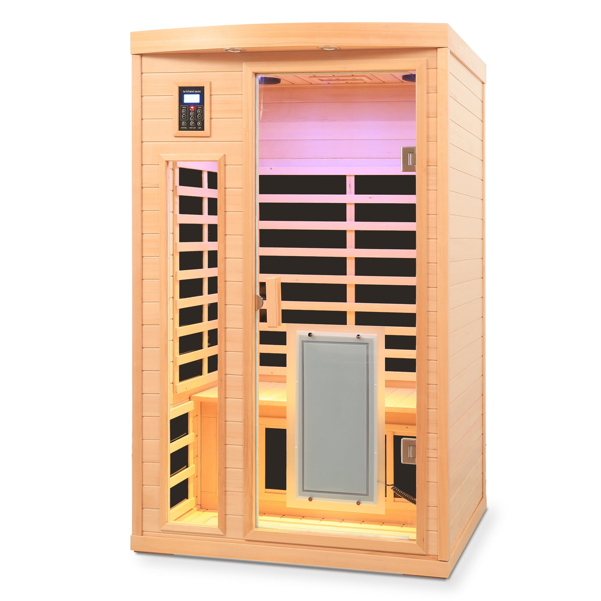 Far-Infrared Hemlock Wood Two-Person Sauna Room