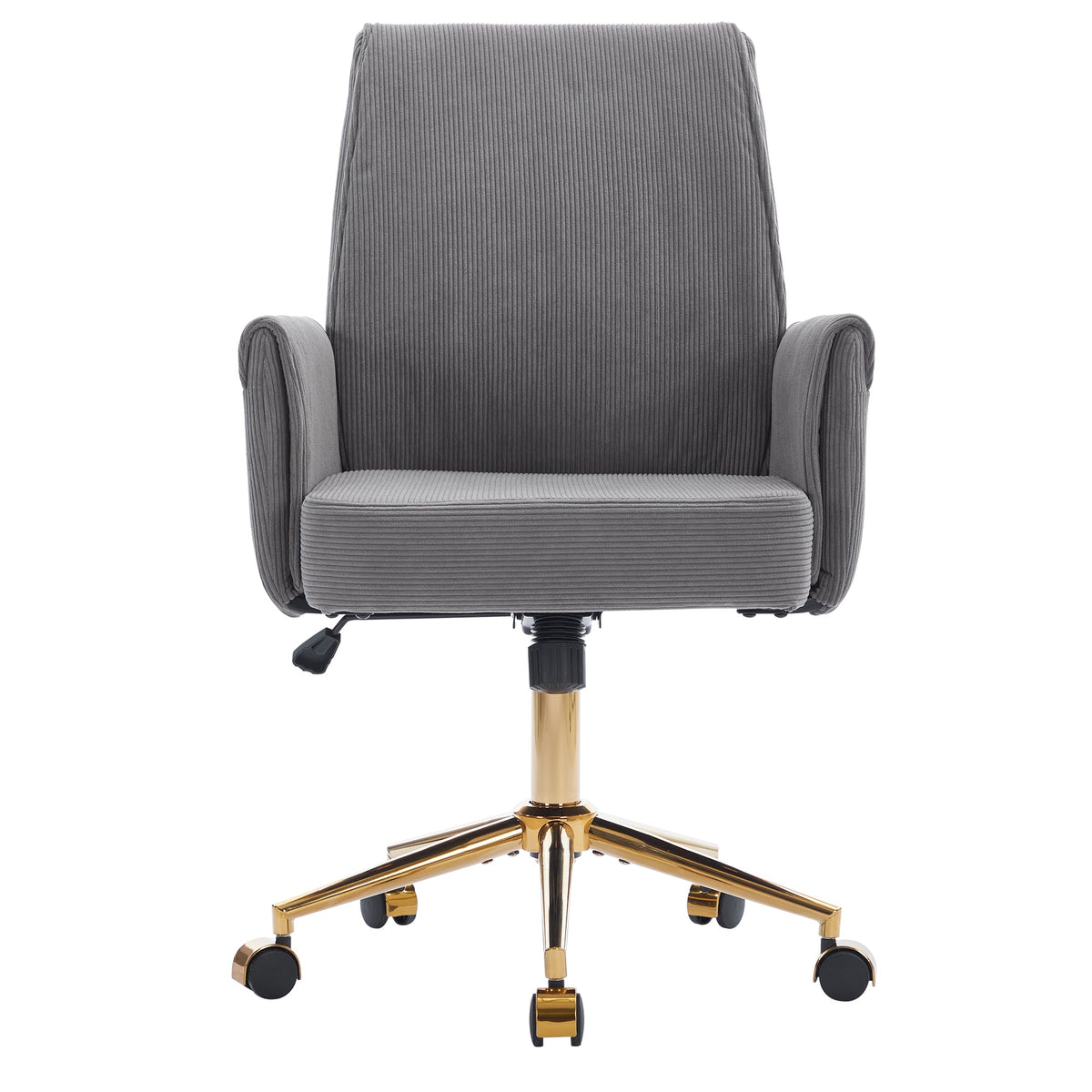 Mid-Back Liftable Office Chair - Striped Fabric