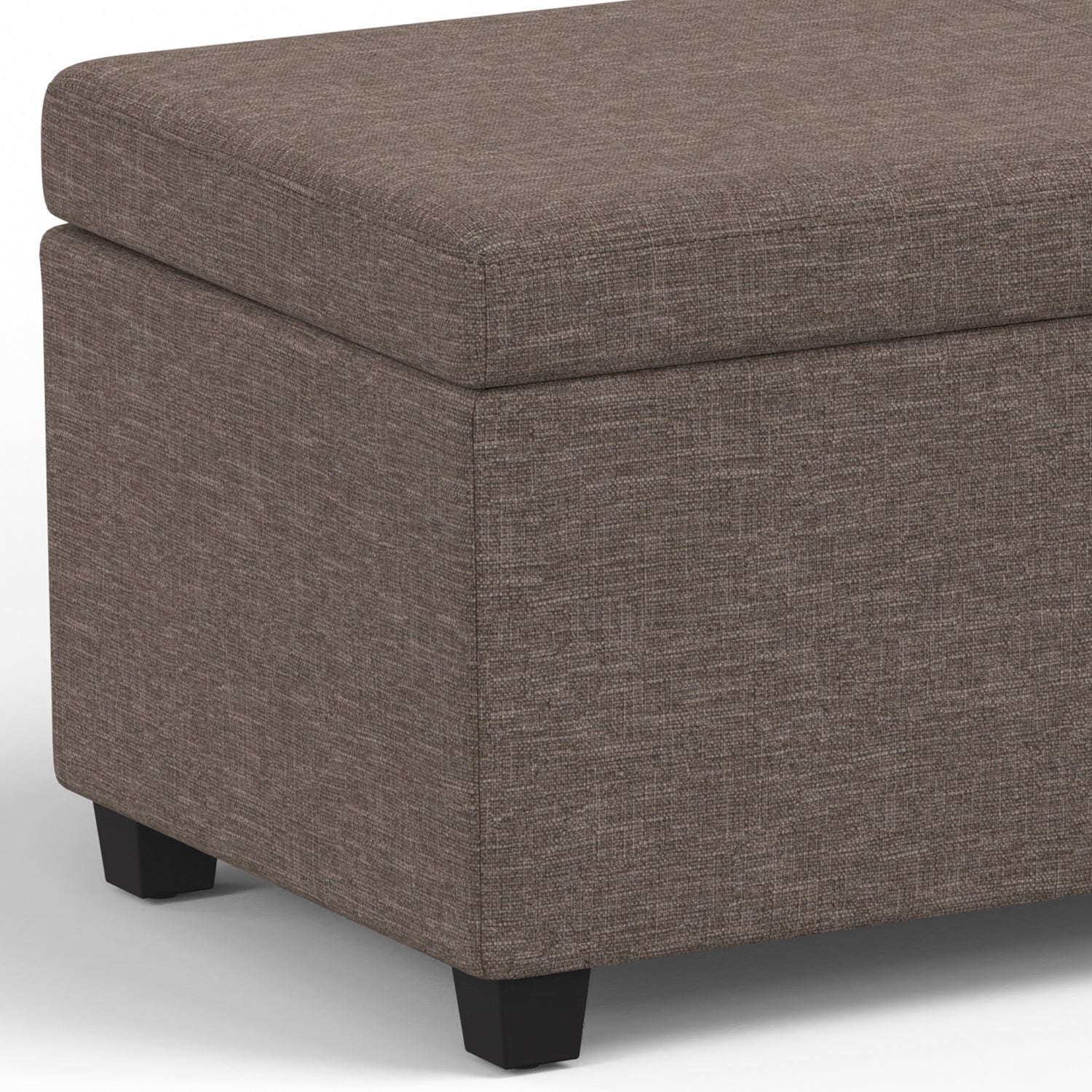 Avalon Extra Large Storage Ottoman Bench - Fawn