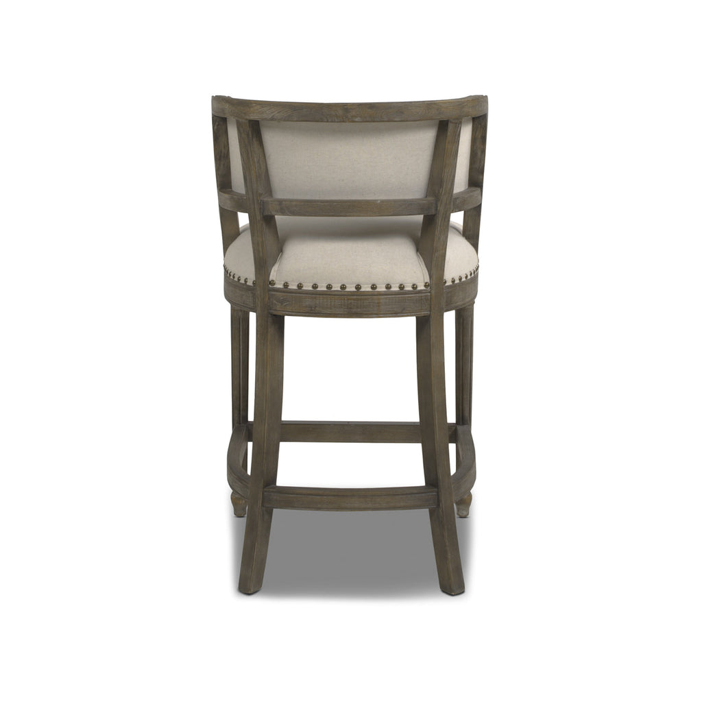 Paris 26.5" Farmhouse Counter Height Bar Stool