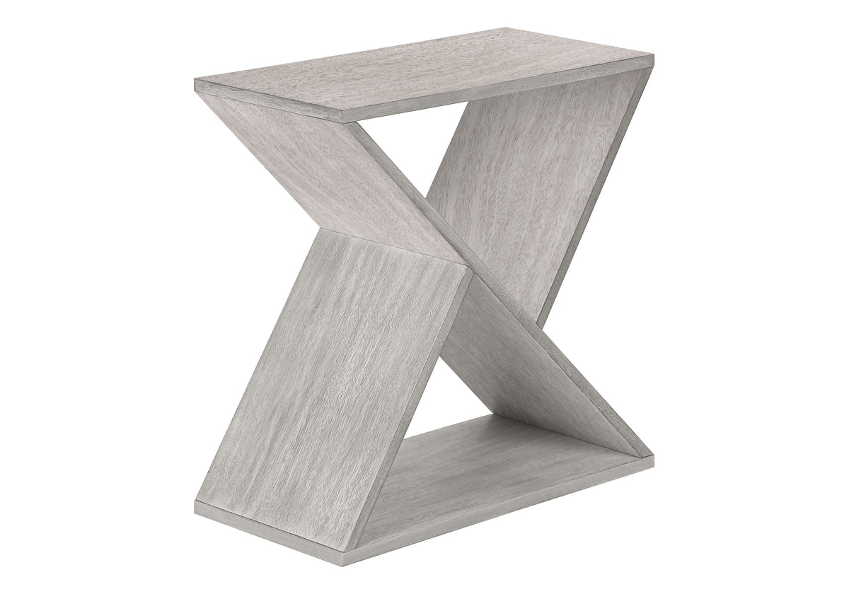 Accent Table - Modern Grey Wash Finish