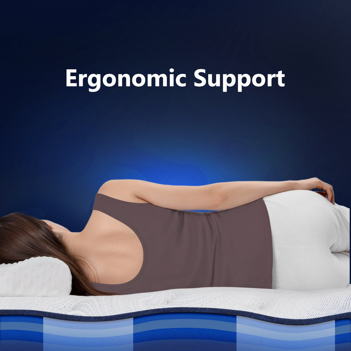 Bedstory Spine Align 12" Full Firm Hybrid Mattress