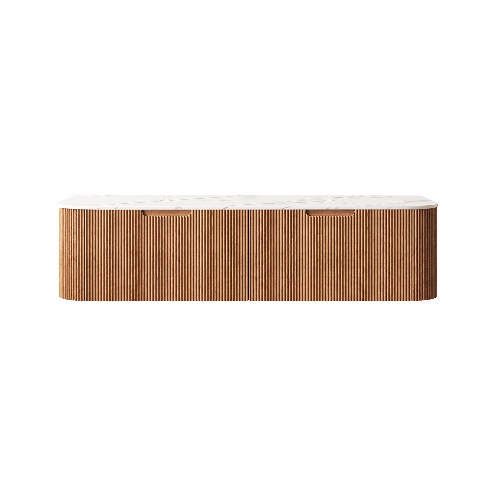 Dina 60'' Wall Mounted Cabinet with Carrara
