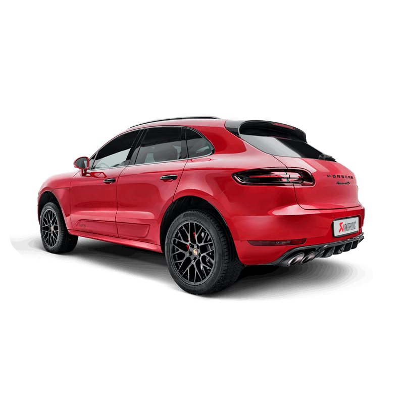 Akrapovic 2014 Porsche Macan Turbo (95B) Evolution Line Cat Back (Titanium) w/ Titanium Tips S-PO/TI/7H