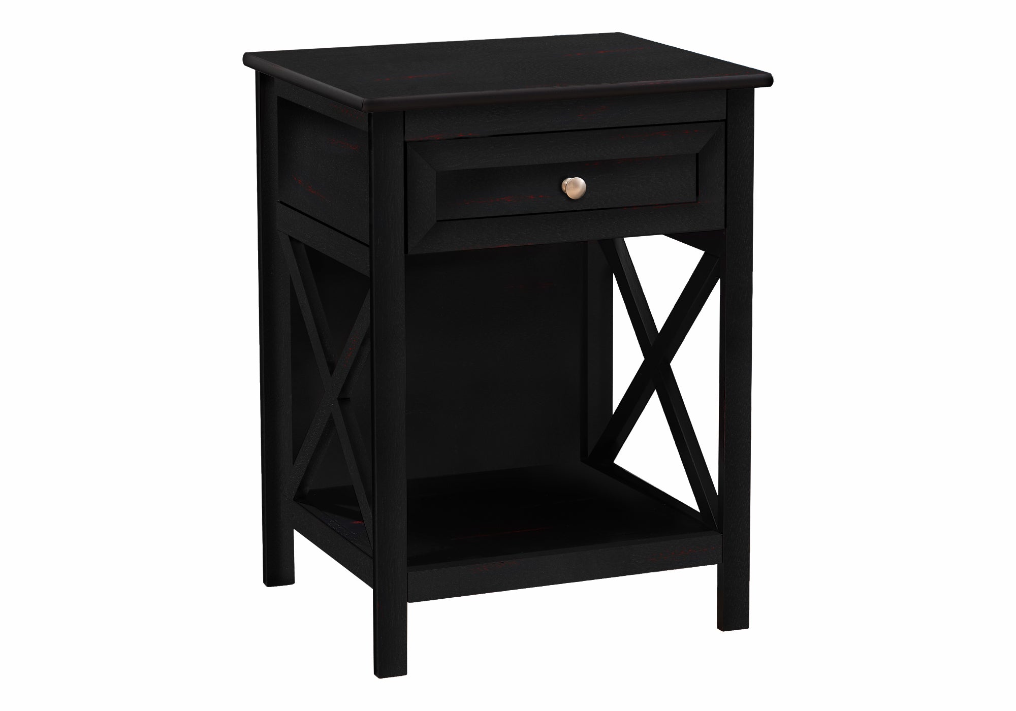 Accent Table – 2-Tier Side Table with Storage Drawer
