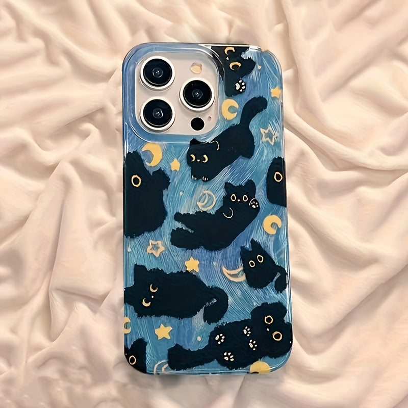Phantom Cat Compatible Phone Hard Case New Feather Yarn Design