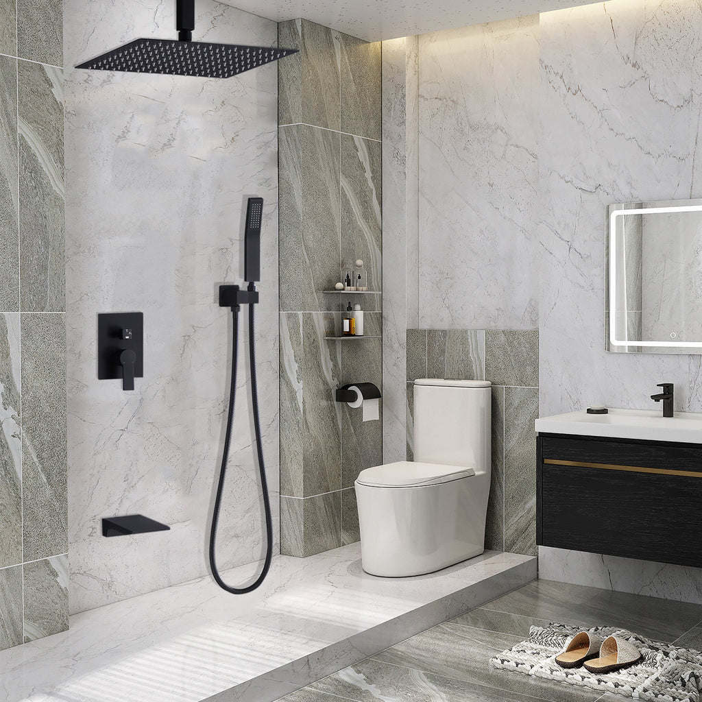 12 Inch Rainfall Shower Faucet Set