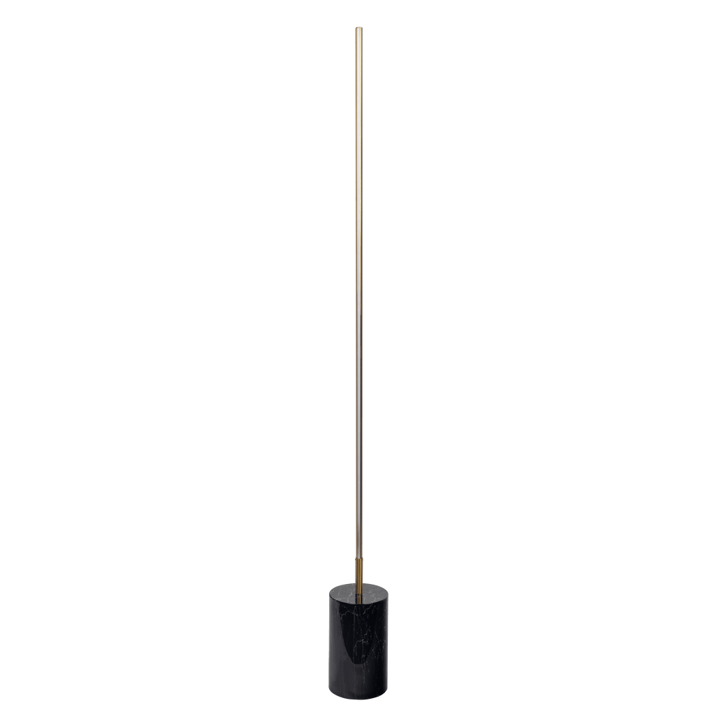 Prism Brassed Gold LED Floor Lamp