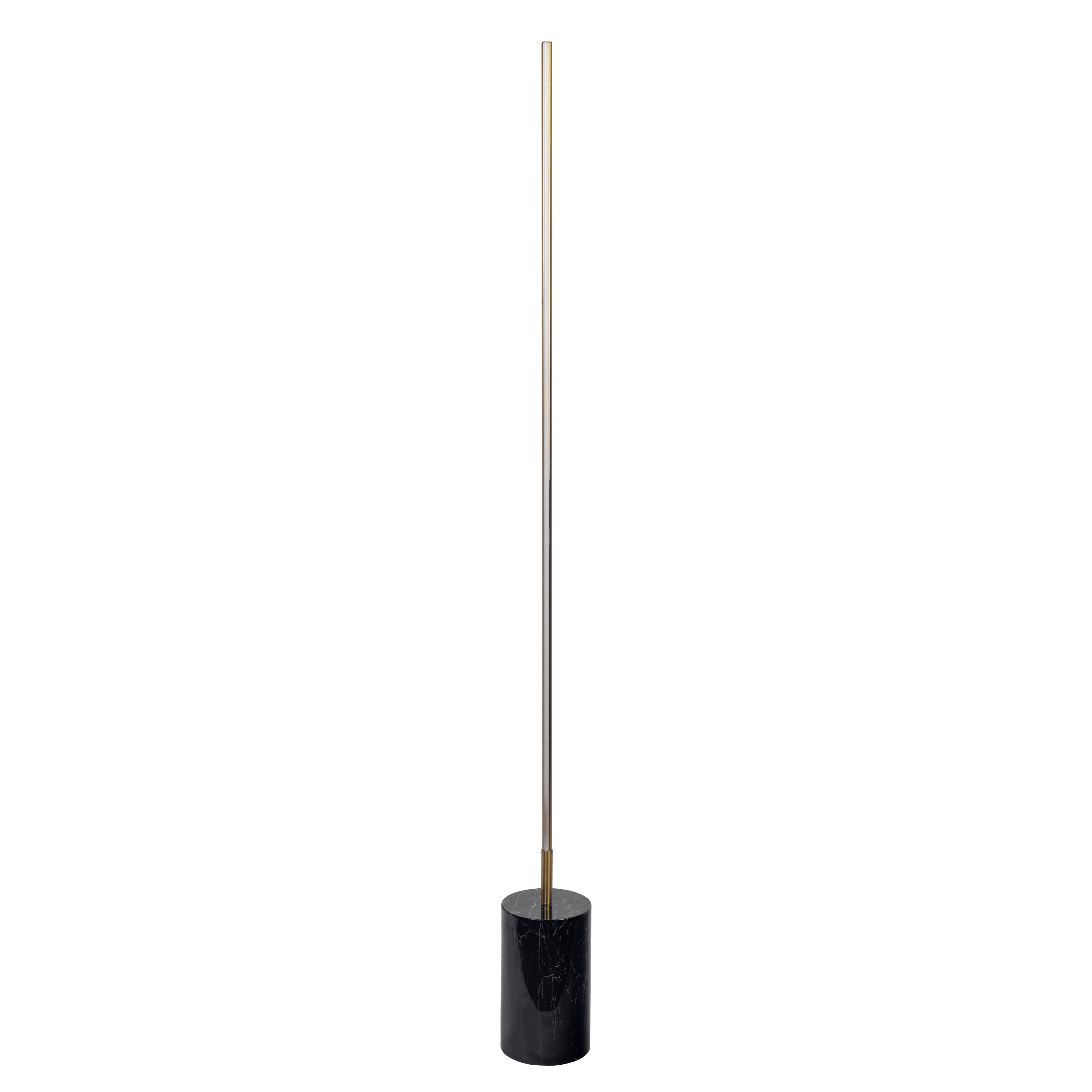 Prism Brassed Gold LED Floor Lamp