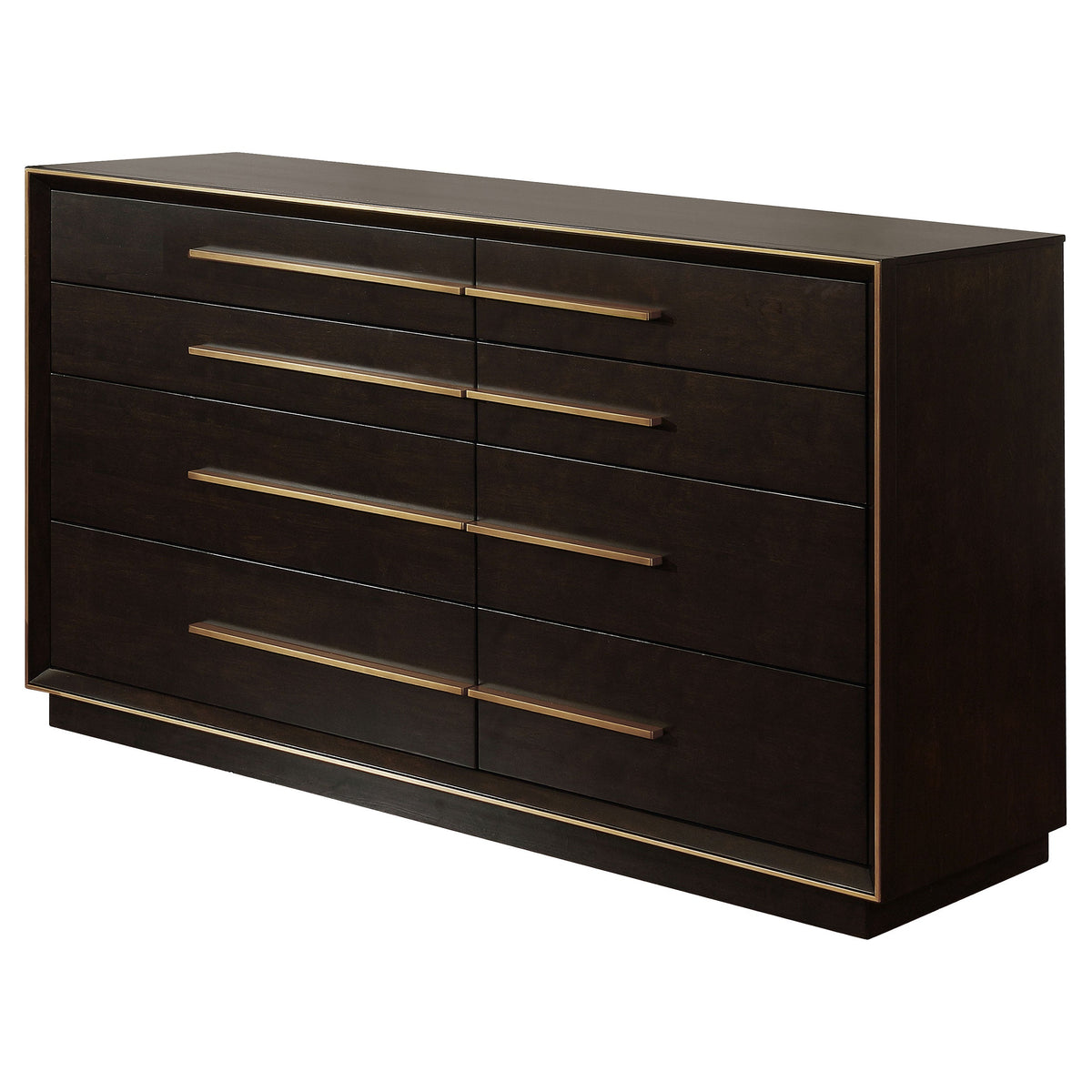 Prescott Smoked Peppercorn 8-Drawer Dresser
