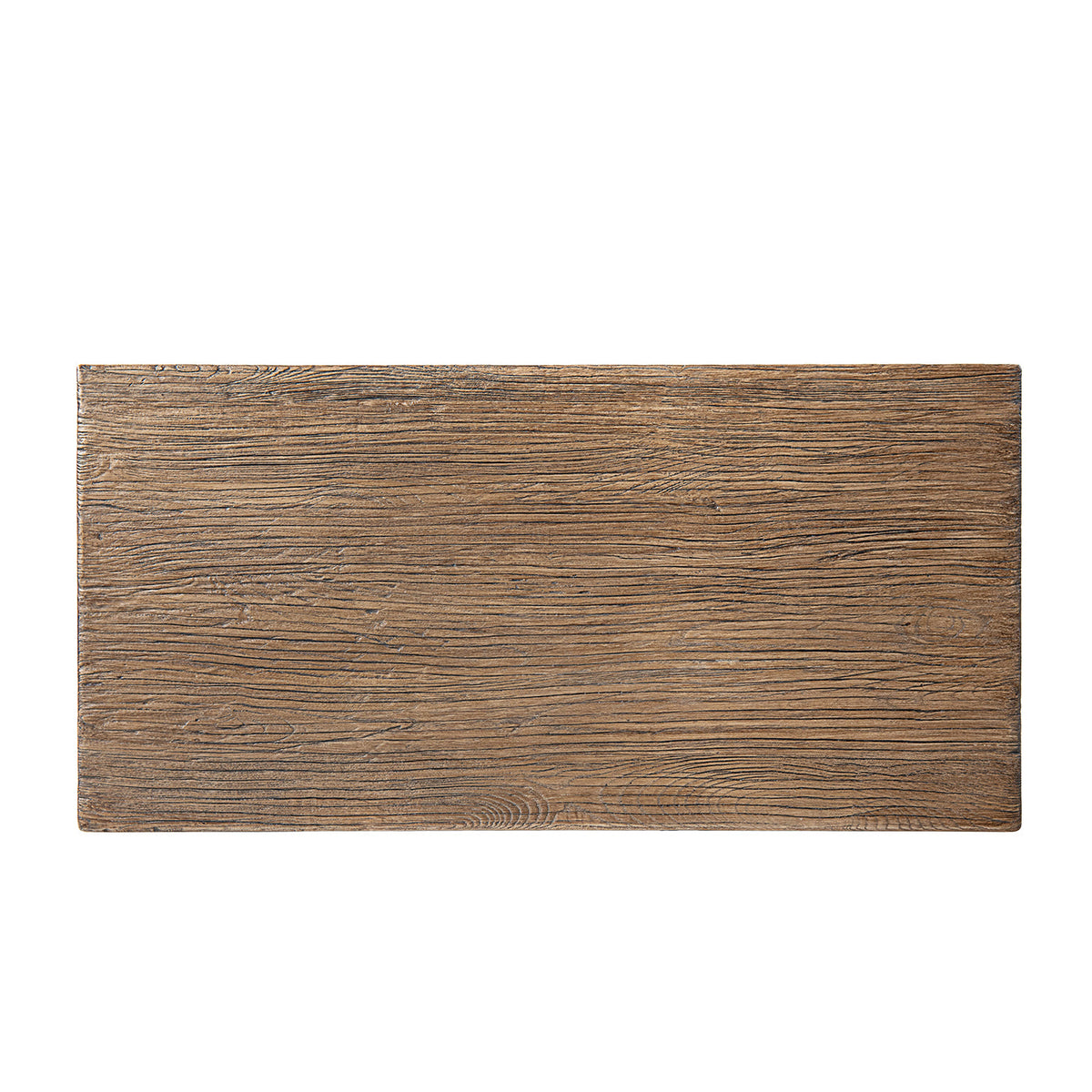 Hawthorne 48" Solid Reclaimed Elm Rectangular Trestle Coffee Table