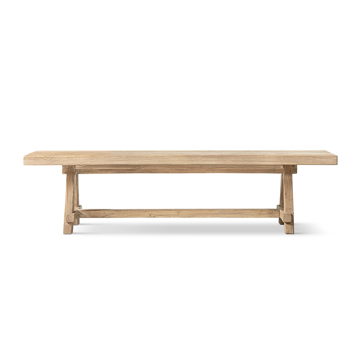 Hawthorne 72" Reclaimed Elm Trestle Dining Bench