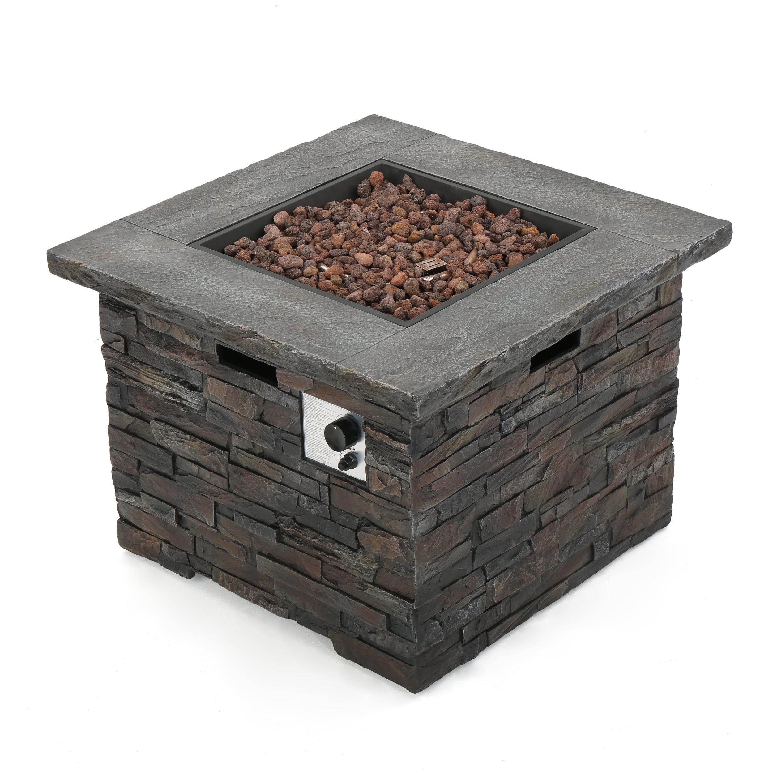 33" Square MGO Fire Pit - 40000 BTU