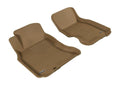 3D MAXpider 2003-2008 Infiniti FX35/45 Kagu 1st Row Floormat - Tan L1IN00011502