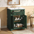 24" Bathroom Vanity with Integrated Ceramic Sink