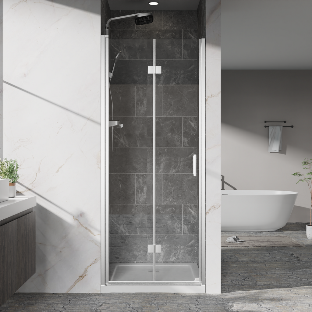 Goodyo Pivot Shower Doors - 30" W x 72" H