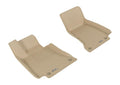 3D MAXpider 2017-2019 Mercedes-Benz E-Class Sedan W213 Kagu 1st Row Floormat - Tan L1MB08811502