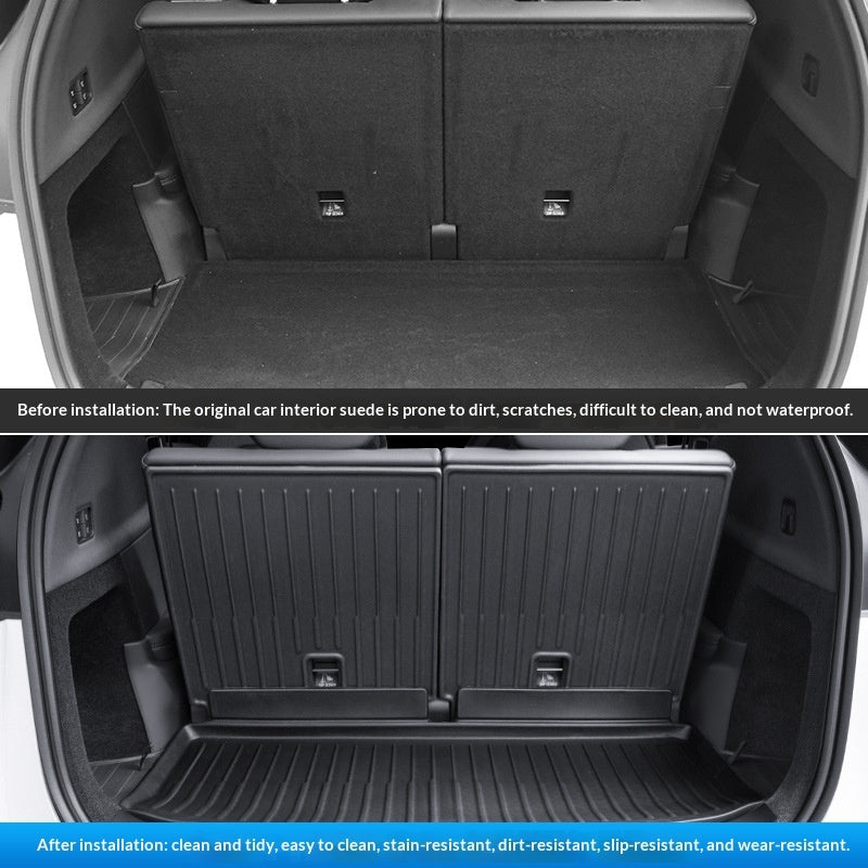 Trunk Mat And Rear Seat Backrest Pad Protective Accessories For YL