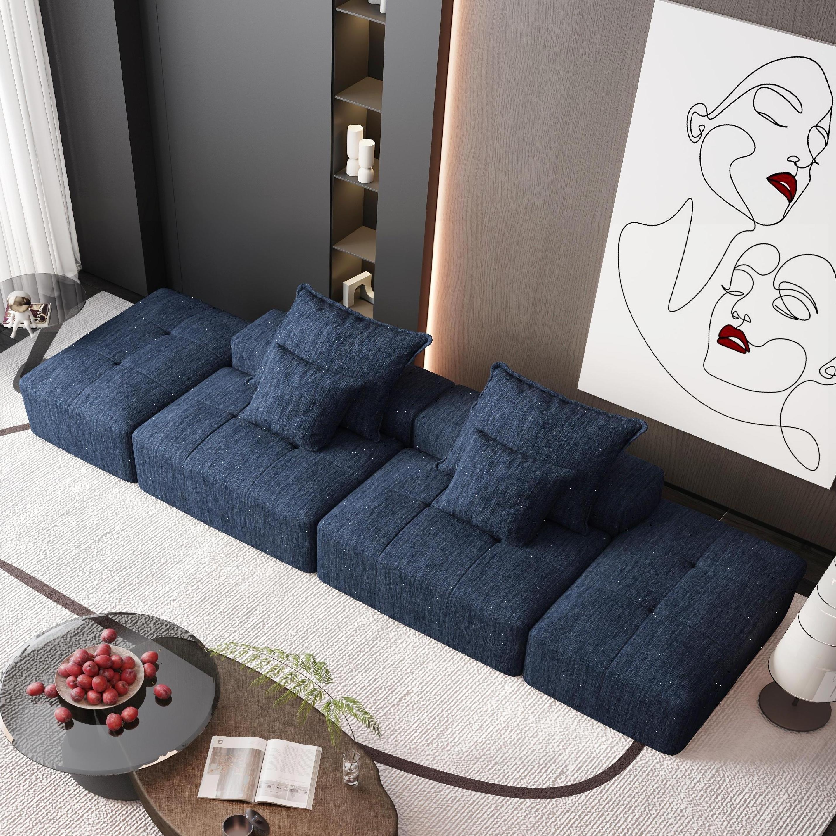 Modern Oversized Modular Sectional Sofa