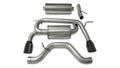 Corsa 06-08 Hummer H3 3in Cat-Back Dual Rear w Single 4in Black Pro-Series Tips 14212BLK