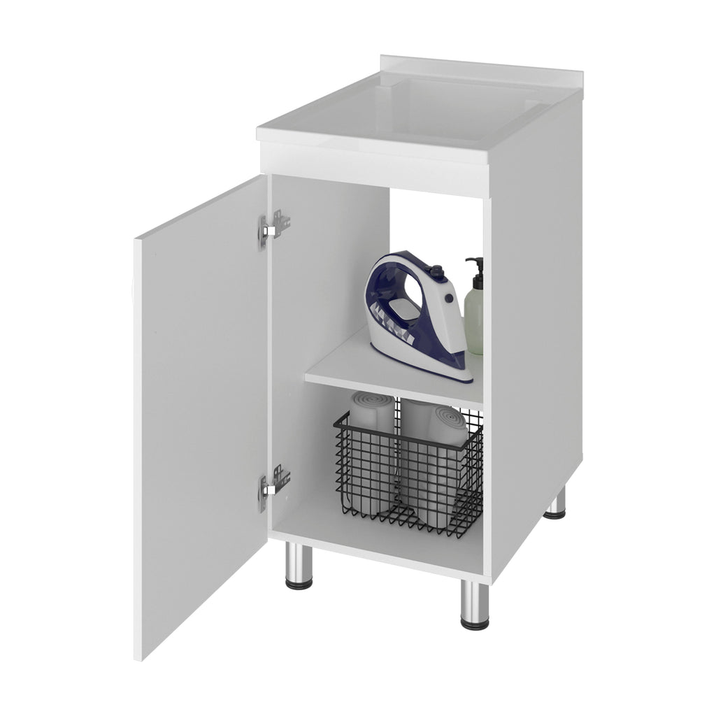 Darwin Freestanding Utility Tub and Sink Cabinet