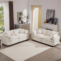Modern Fabric Living Room Sofa Two Pieces Set