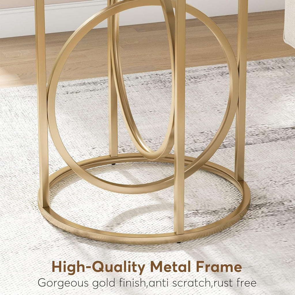 20” Round End Table for Living Room
