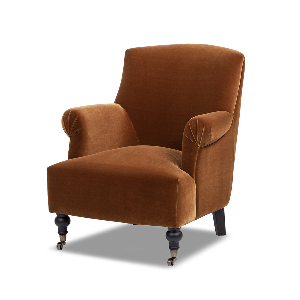 Eloise 30" Pleated Sock Arm Accent Armchair