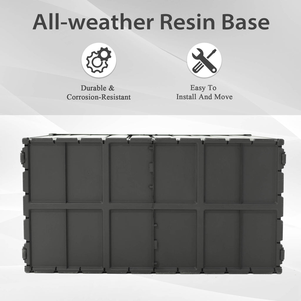 190 Gallon Metal Deck Box