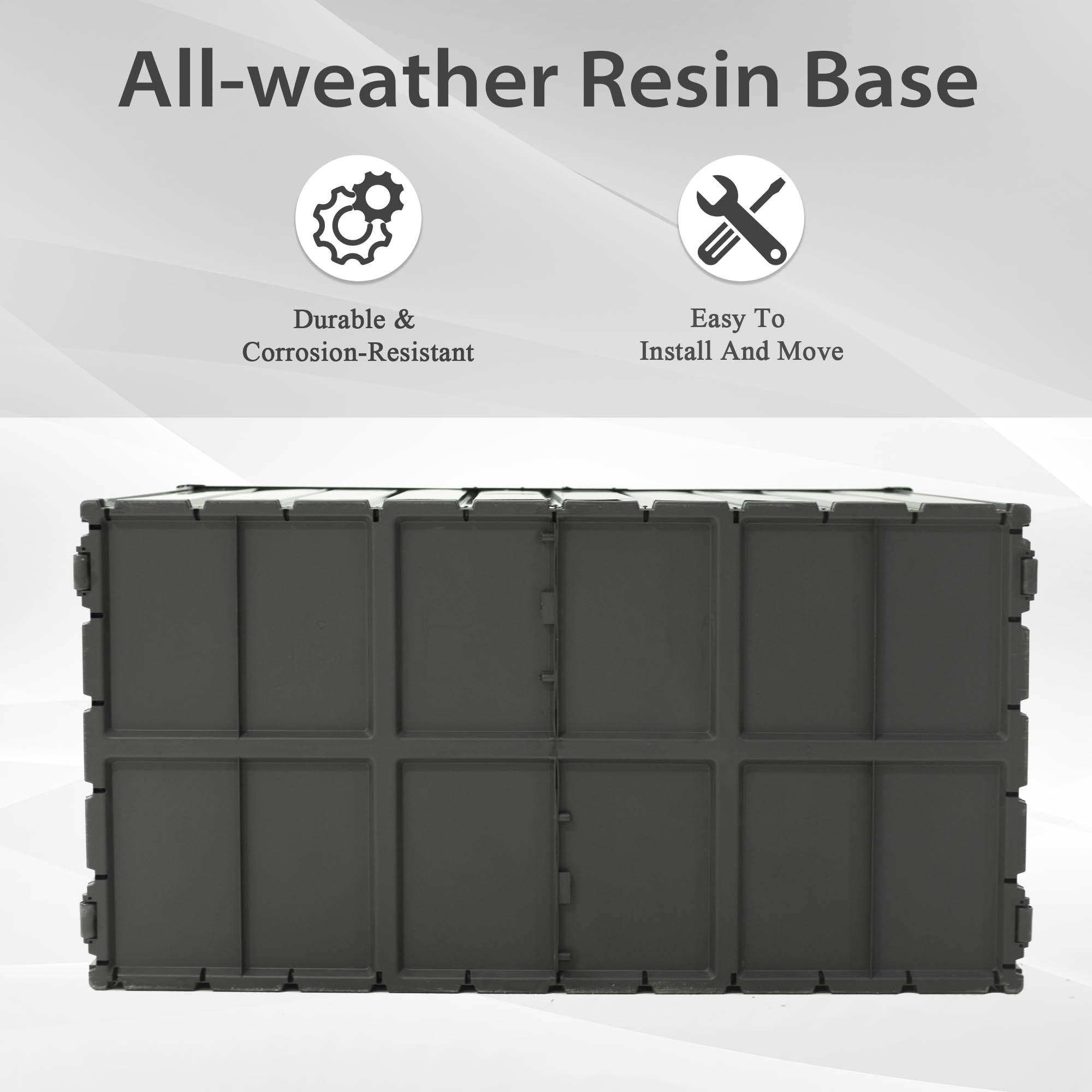 190 Gallon Metal Deck Box