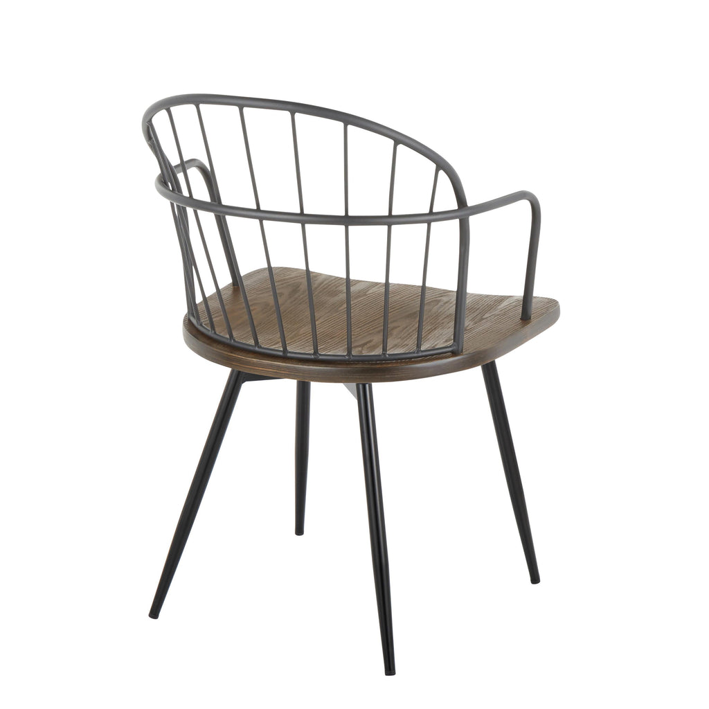 Arm Chair in Dark Walnut