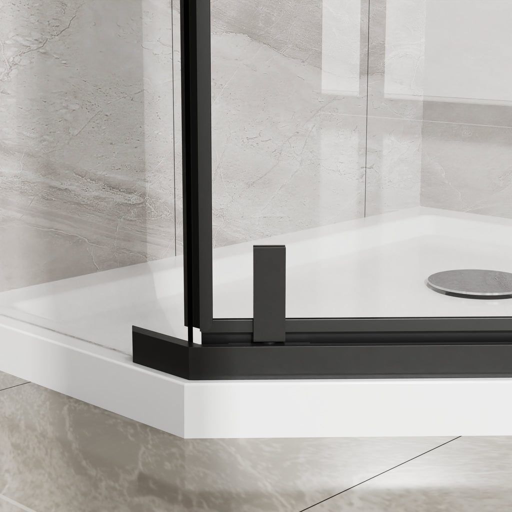 Goodyo Neo-Angle Frameless Shower Door