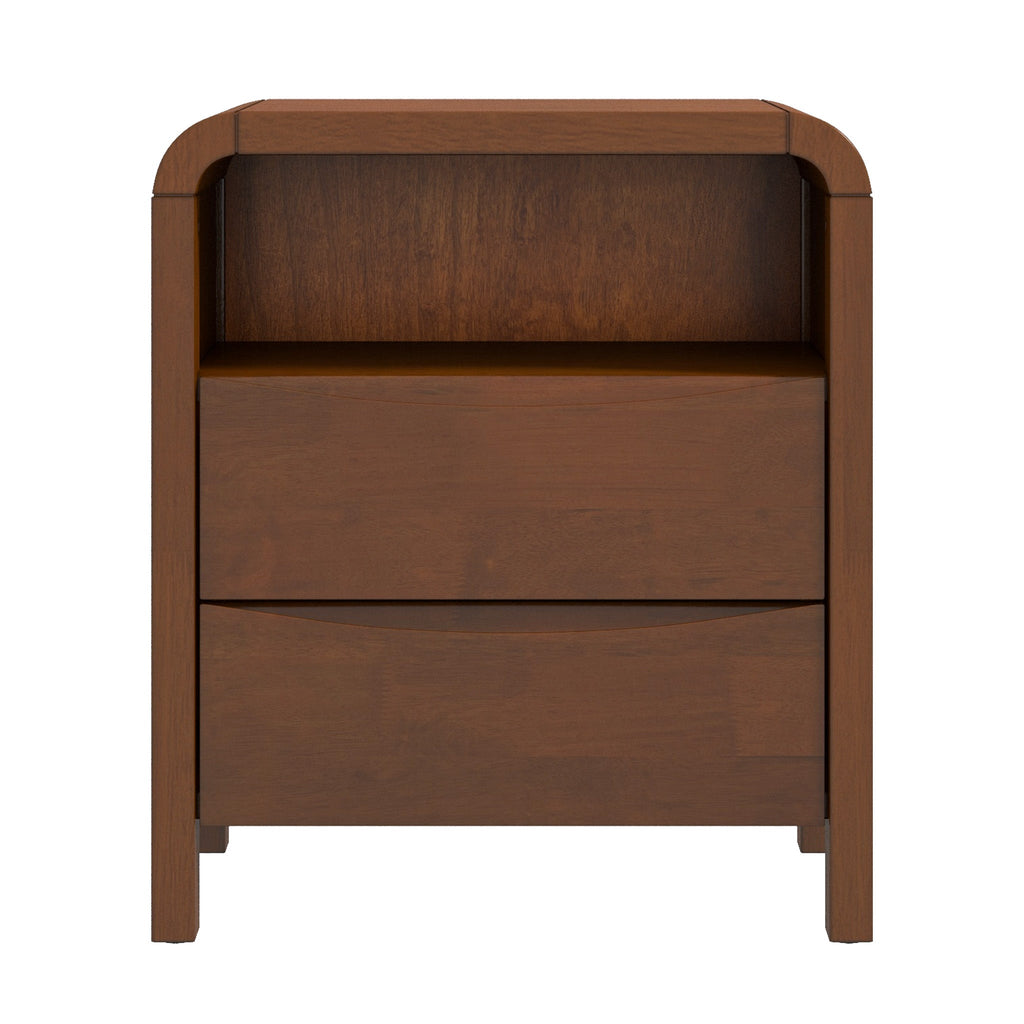 Lionel Mid Century Modern Solid Wood Nightstand
